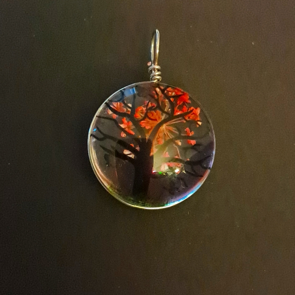 Fall tree pendant NEW